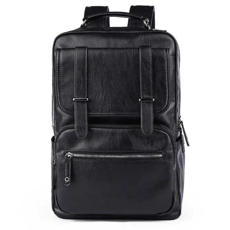 PU Leather Laptop Backpack 